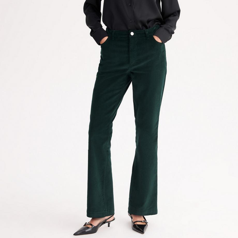 Bootcut-Hose aus Cord