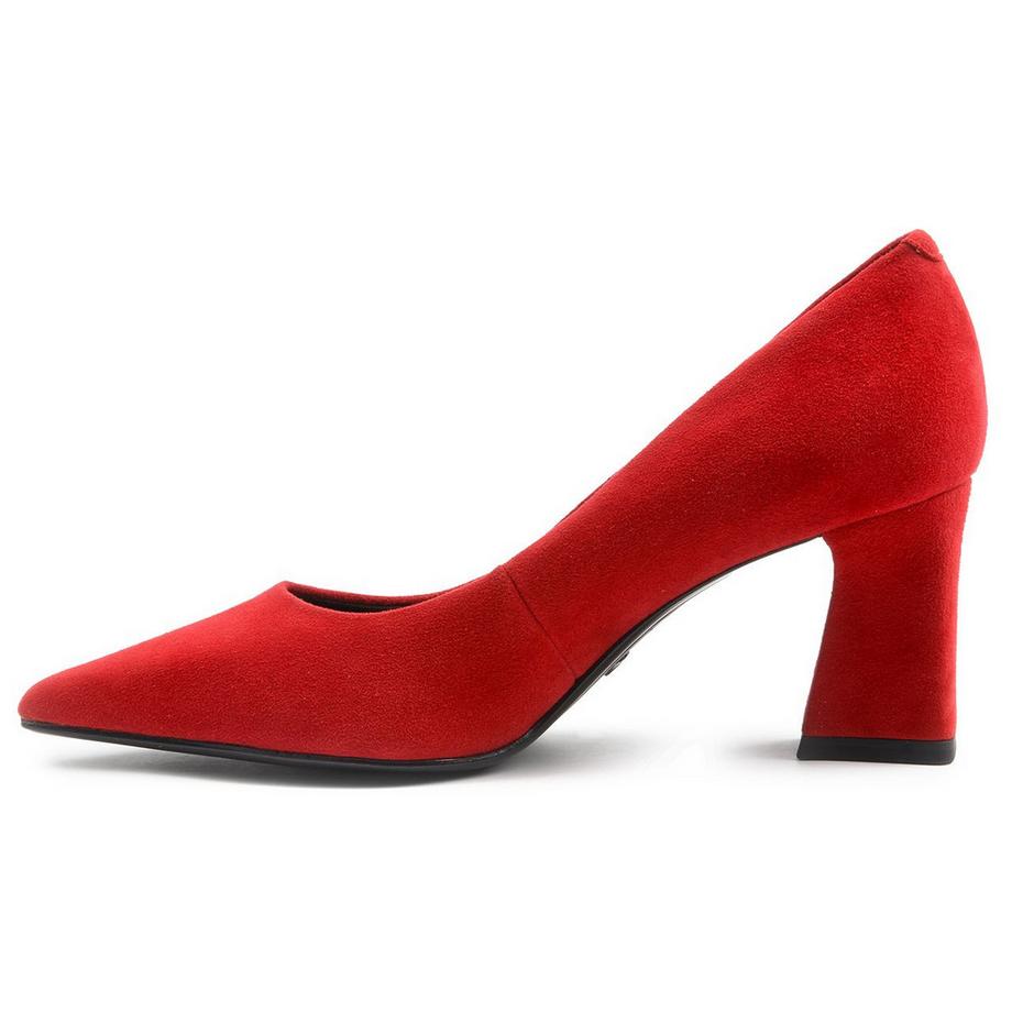 Tamaris Reyna Spitz Zehen Blockabsatz Pumps  