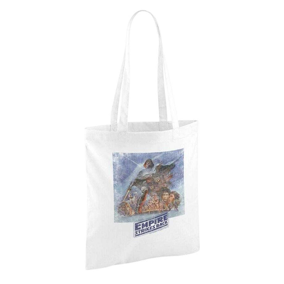 STAR WARS Tote Bag Motif Poster Rétro The Empire Strikes Back Réutilisable  