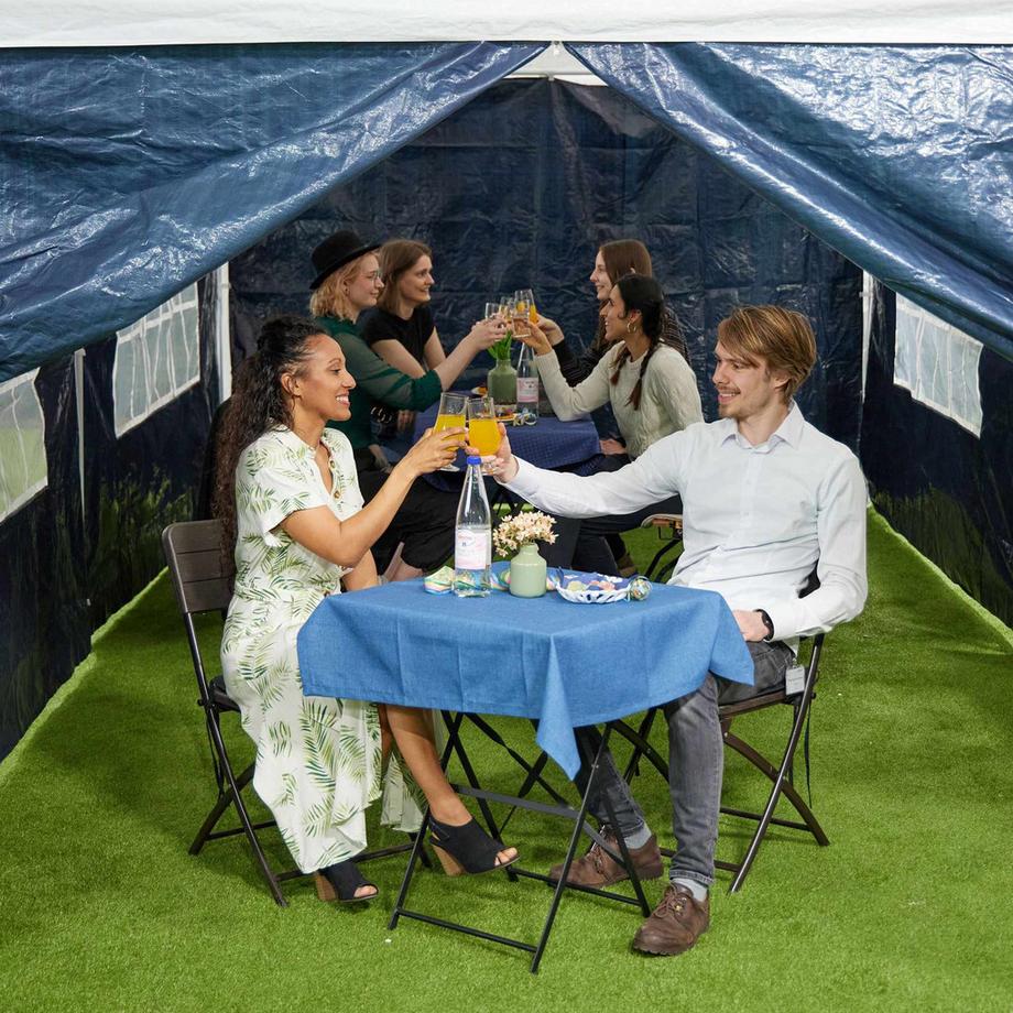 B2X Seitenteile Blue Pavilion - 6er-Set  