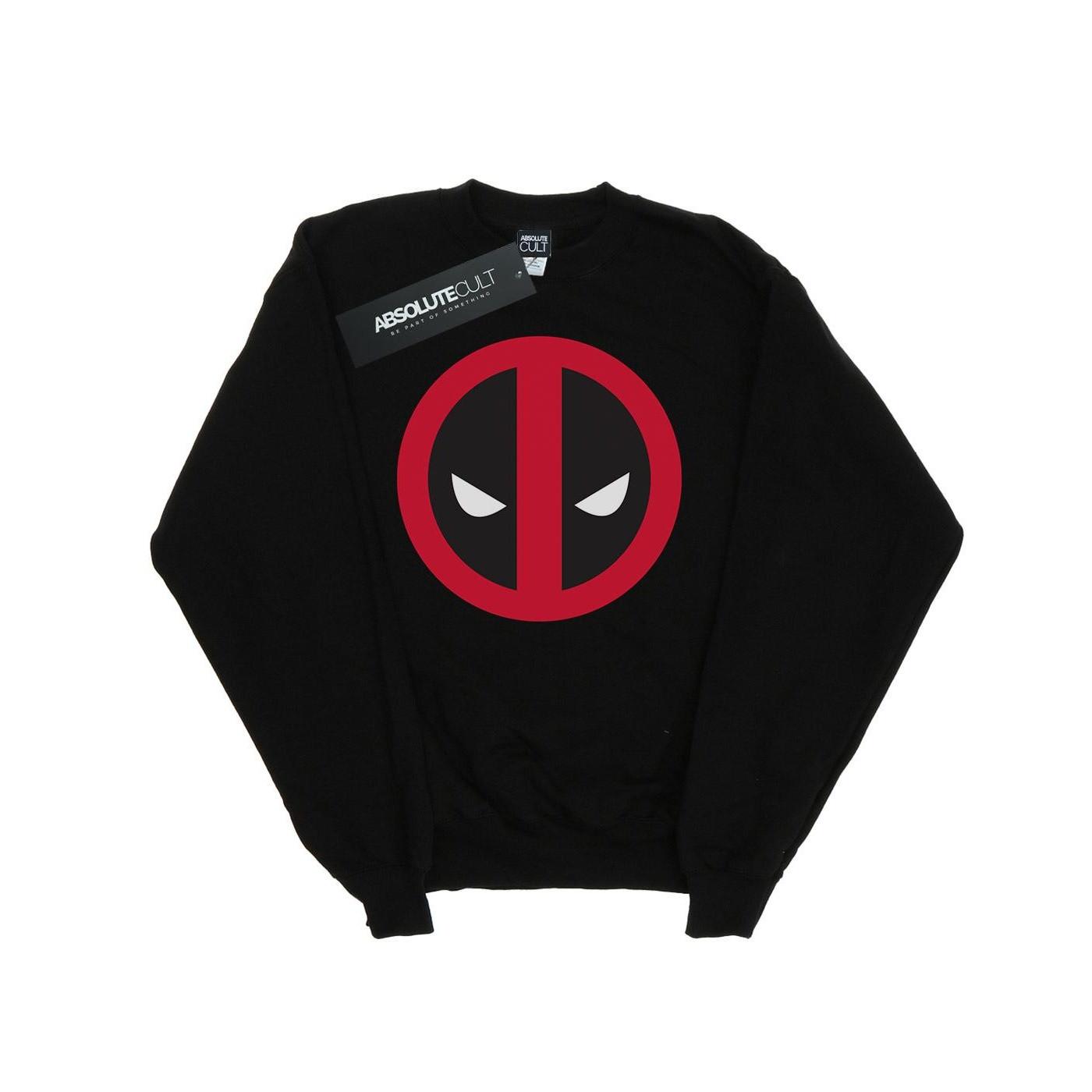 Image of Deadpool Large Clean Logo Sweatshirt Damen Schwarz XL