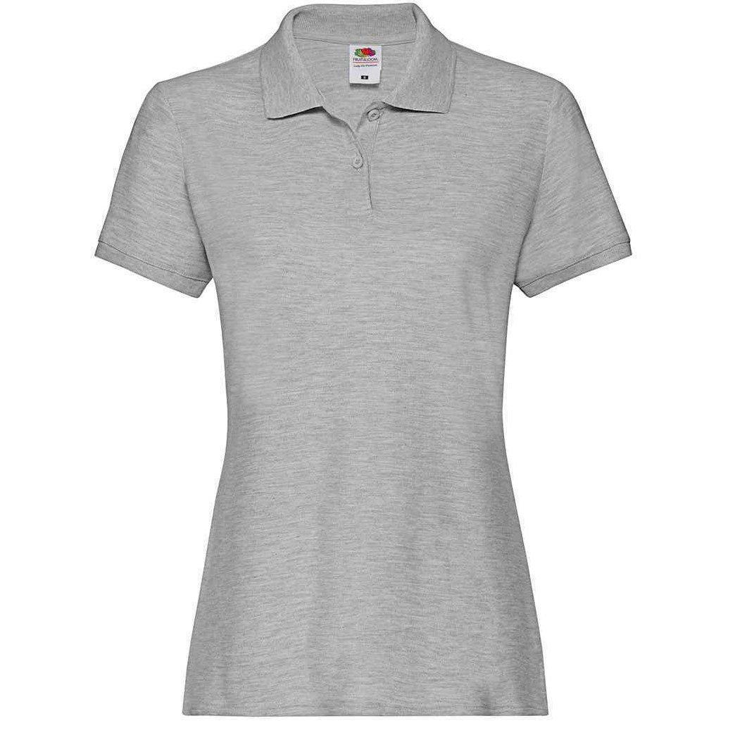 Image of Premium Poloshirt Damen Taubengrau XXL