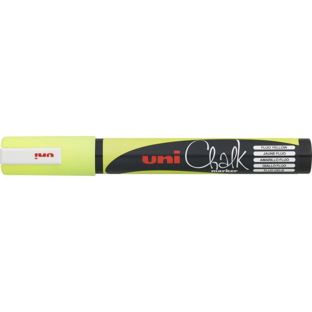 uni-ball UNI-BALL Chalk Marker 1,8-2,5mm PWE5MF.YELLO gelb  