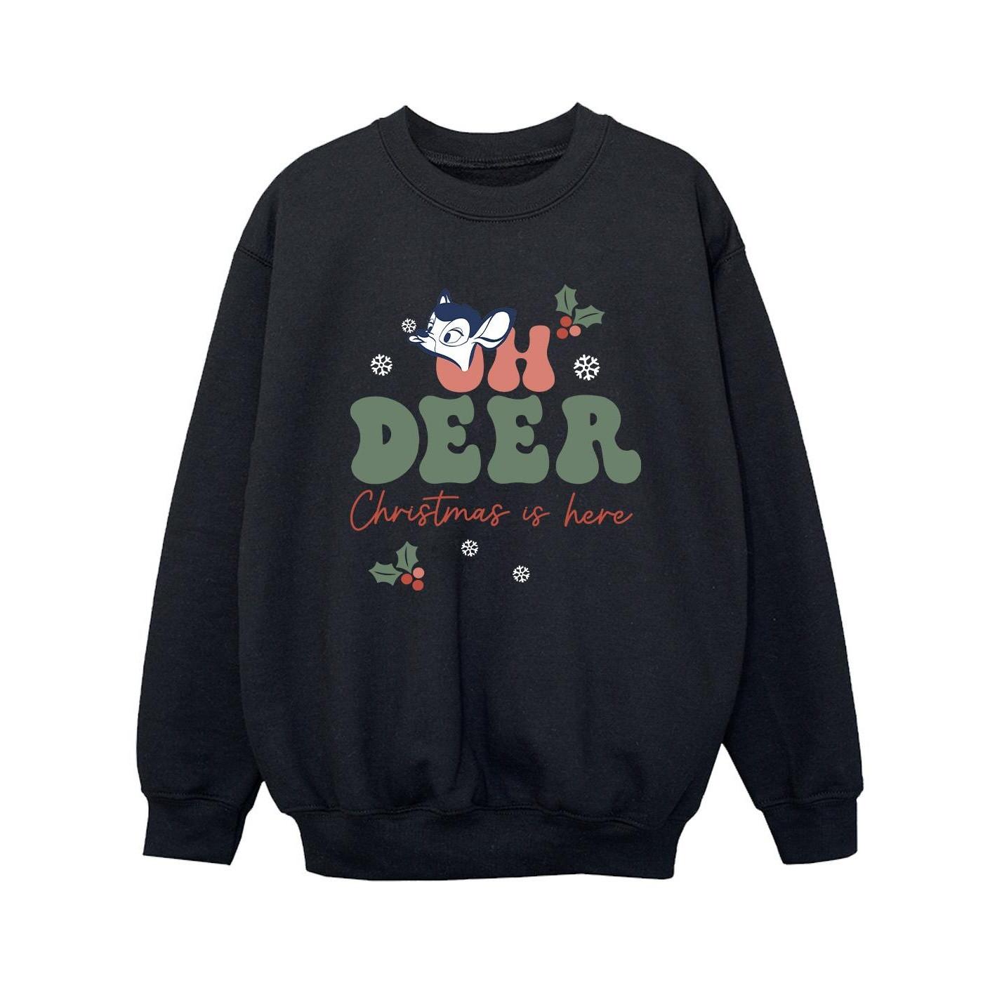 Image of Bambi Oh Deer Sweatshirt Unisex Schwarz 104