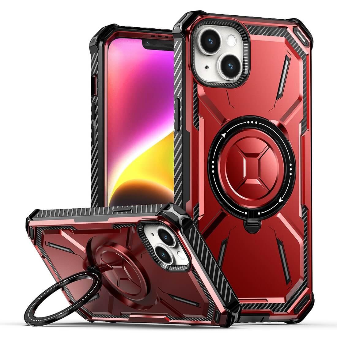 Cover-Discount  iPhone 15 Plus - Armor Case mit Kickstand 