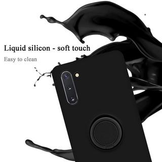 Cadorabo  Hülle für Samsung Galaxy NOTE 10 TPU Silikon mit Ring Liquid 