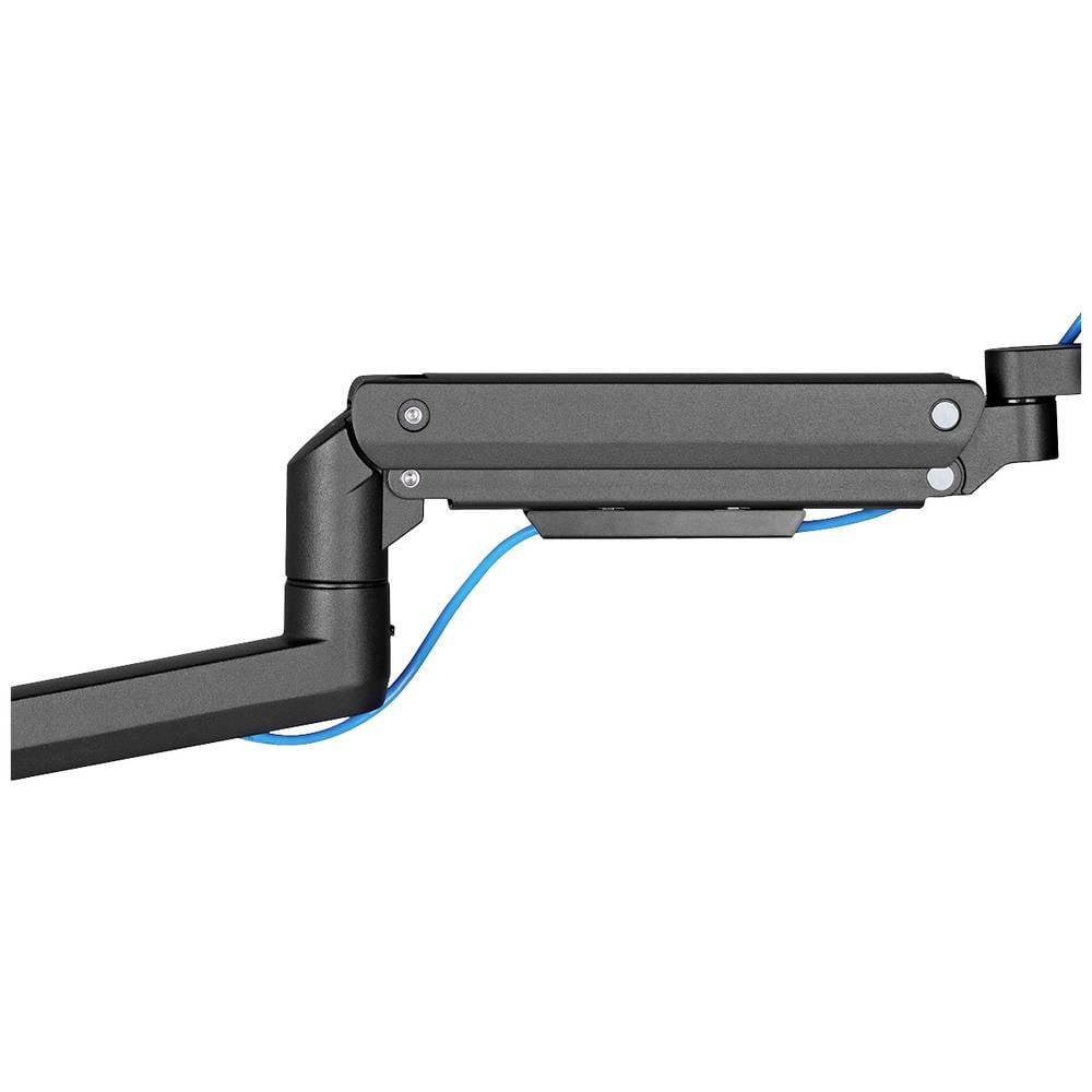 LogiLink  Monitorhalterung, 17–49″, Wandbefestigung, Gasdruckfeder, Flat & Curved Screens, Aluminium 