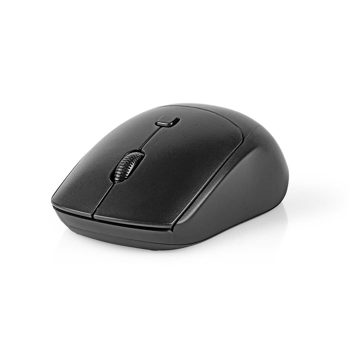 Nedis  Souris et clavier | Sans fil | Connexion souris et clavier : USB | 800 / 1200 / 1600 dpi | DPI réglable | QWERTY | US Layout 