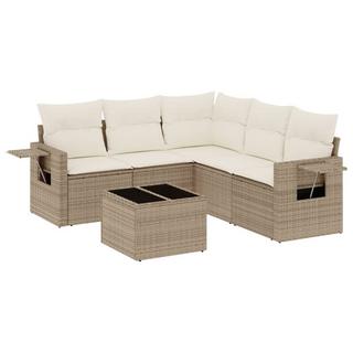 VidaXL set divano da giardino Polirattan  