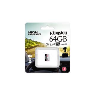 Kingston  64GBMICROSDXC ENDURANCE 95R/30W C10 A1 UHS-I CARD ONLY 