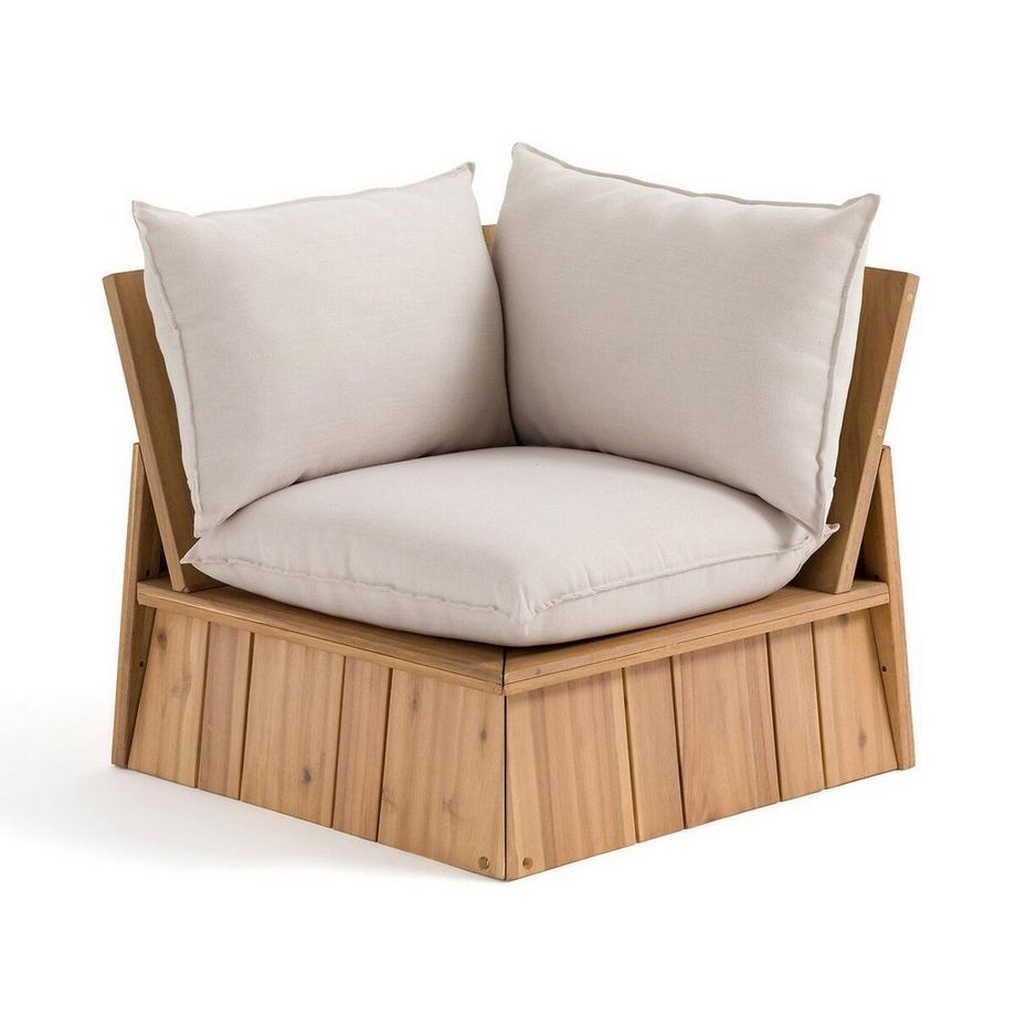 La Redoute Intérieurs Gartenecksessel Brut  