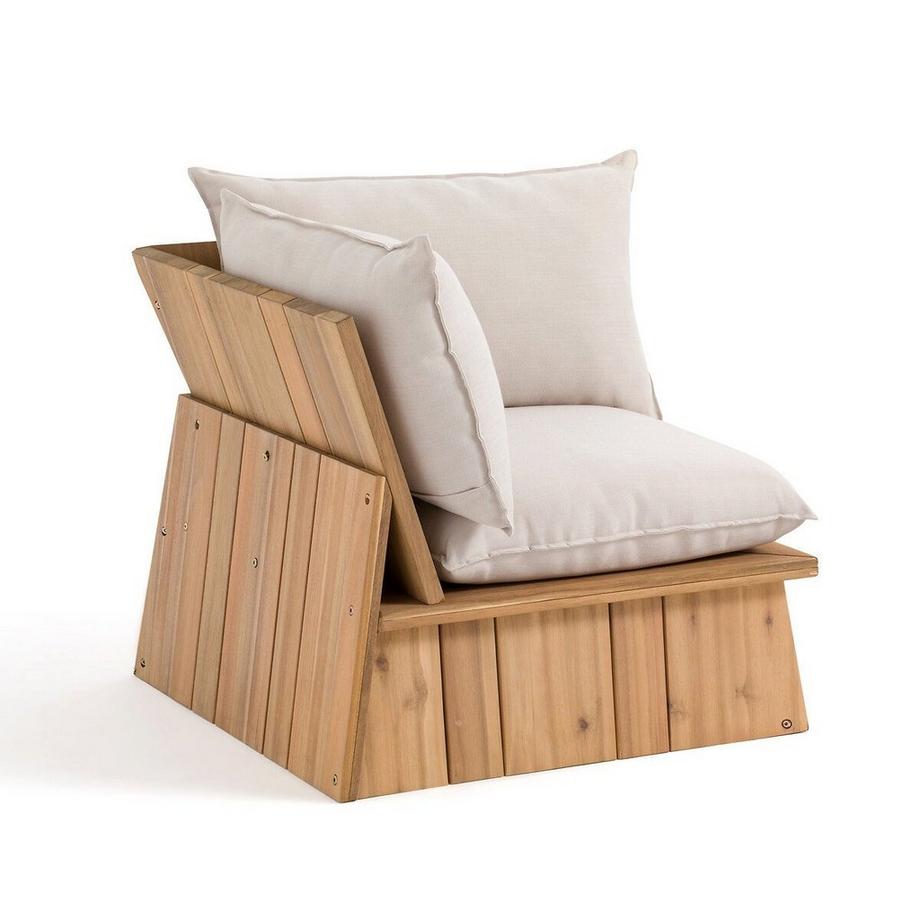 La Redoute Intérieurs Gartenecksessel Brut  