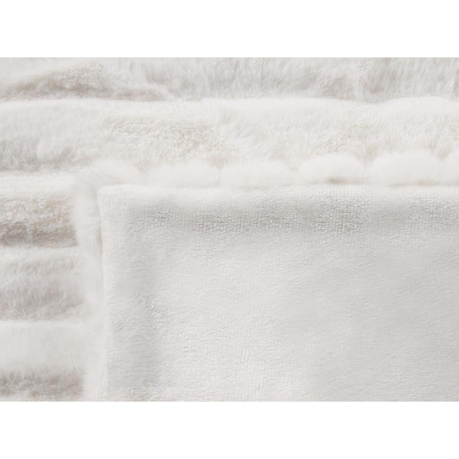 Beliani ABTEH Skandinavische Polyester Kuscheldecke  