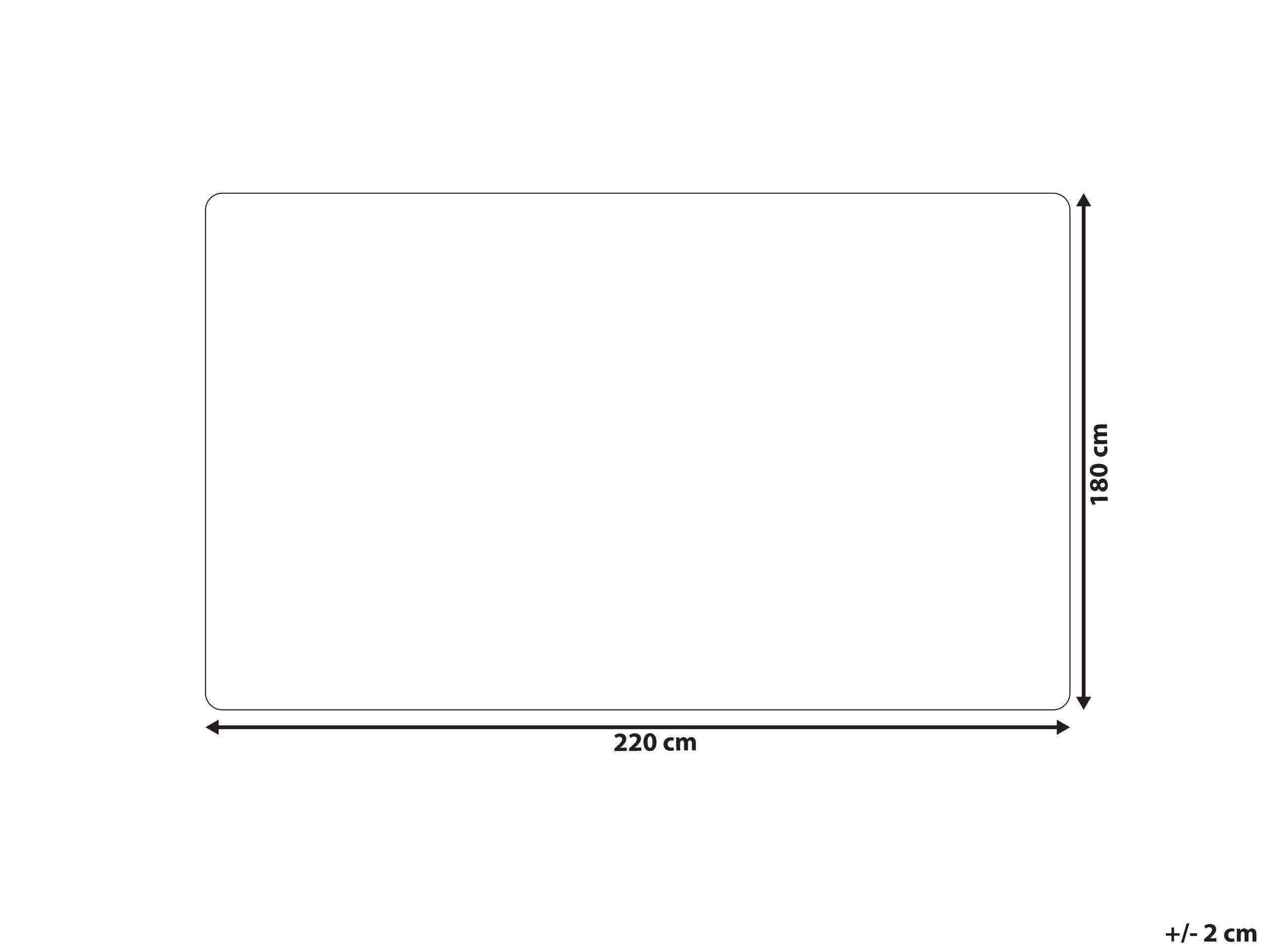 Beliani ABTEH Couverture Polaire Scandinave en Polyester  