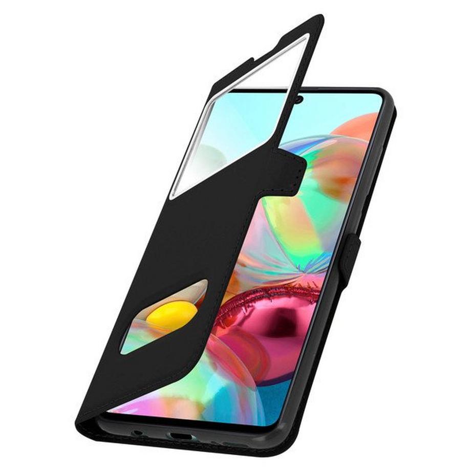 Avizar  Etui Samsung Galaxy A71 Fenêtre - Noir 