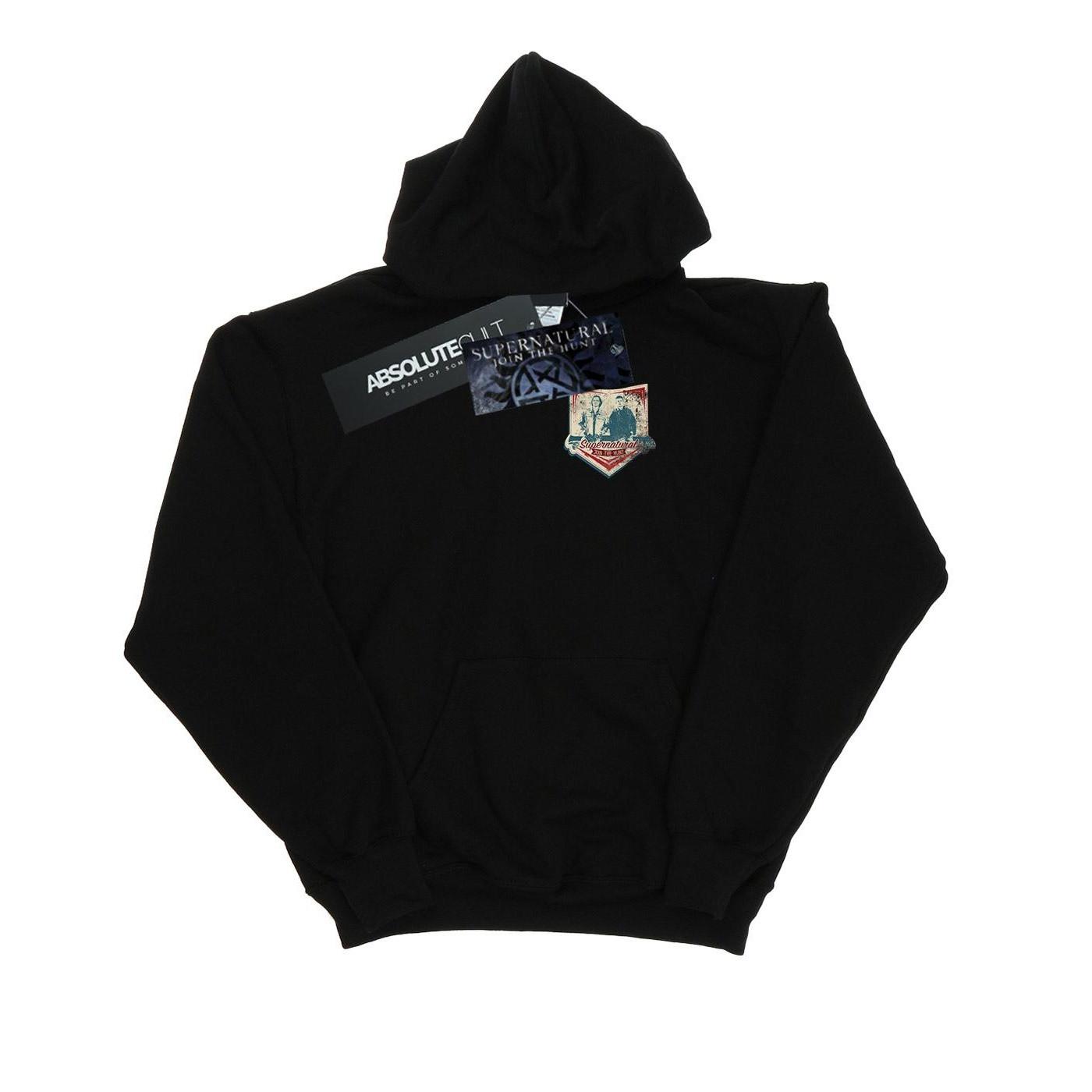 Image of Winchester Breast Print Kapuzenpullover Damen Schwarz L