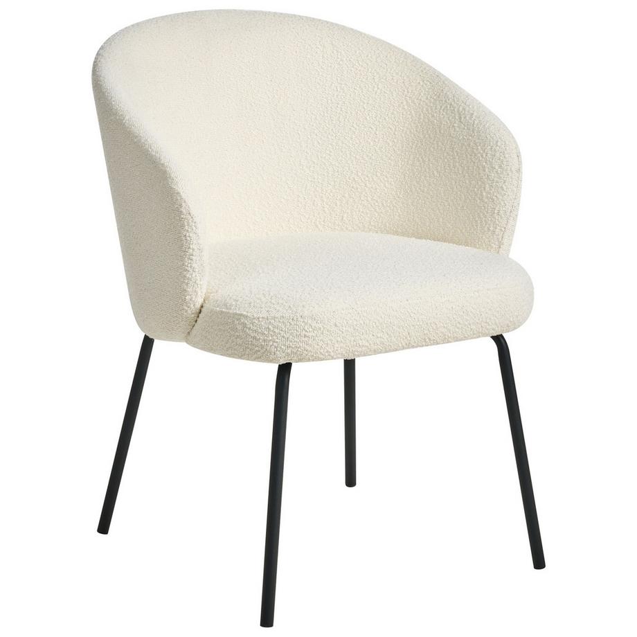 Beliani Set di 2 sedie da pranzo en Bouclé Minimalista LUDDEN  