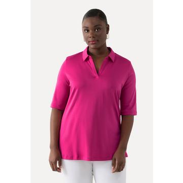 Poloshirt, Pima Cotton, A-Linie, Polokragen, Halbarm