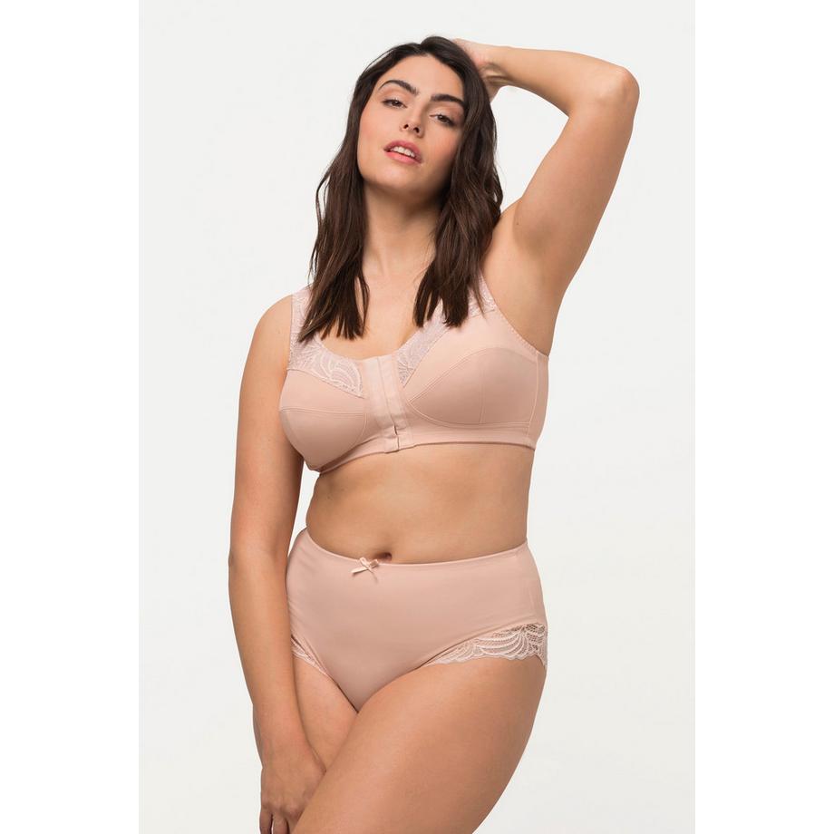 Ulla Popken Midislip seitlich transparente Spitze  