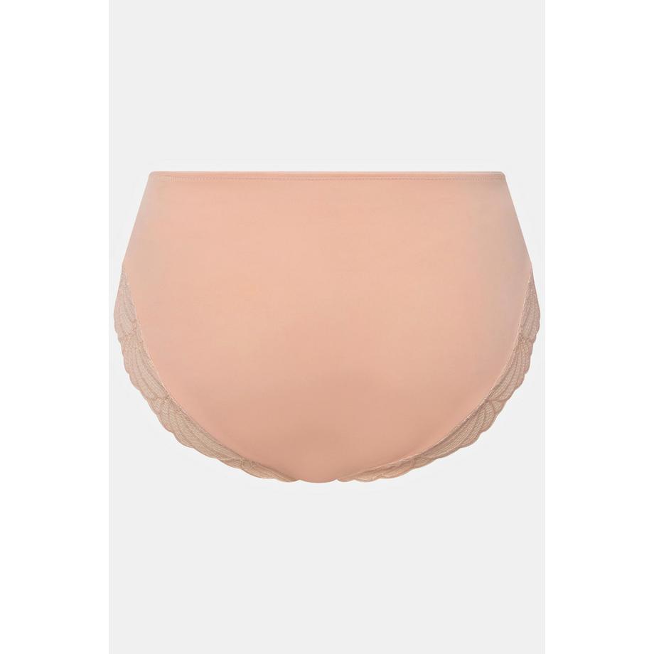 Ulla Popken Midislip seitlich transparente Spitze  