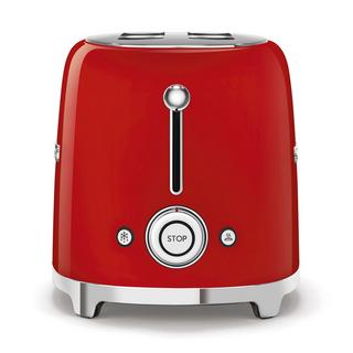 SMEG Tostapane a 2 slot lungo - rosso  