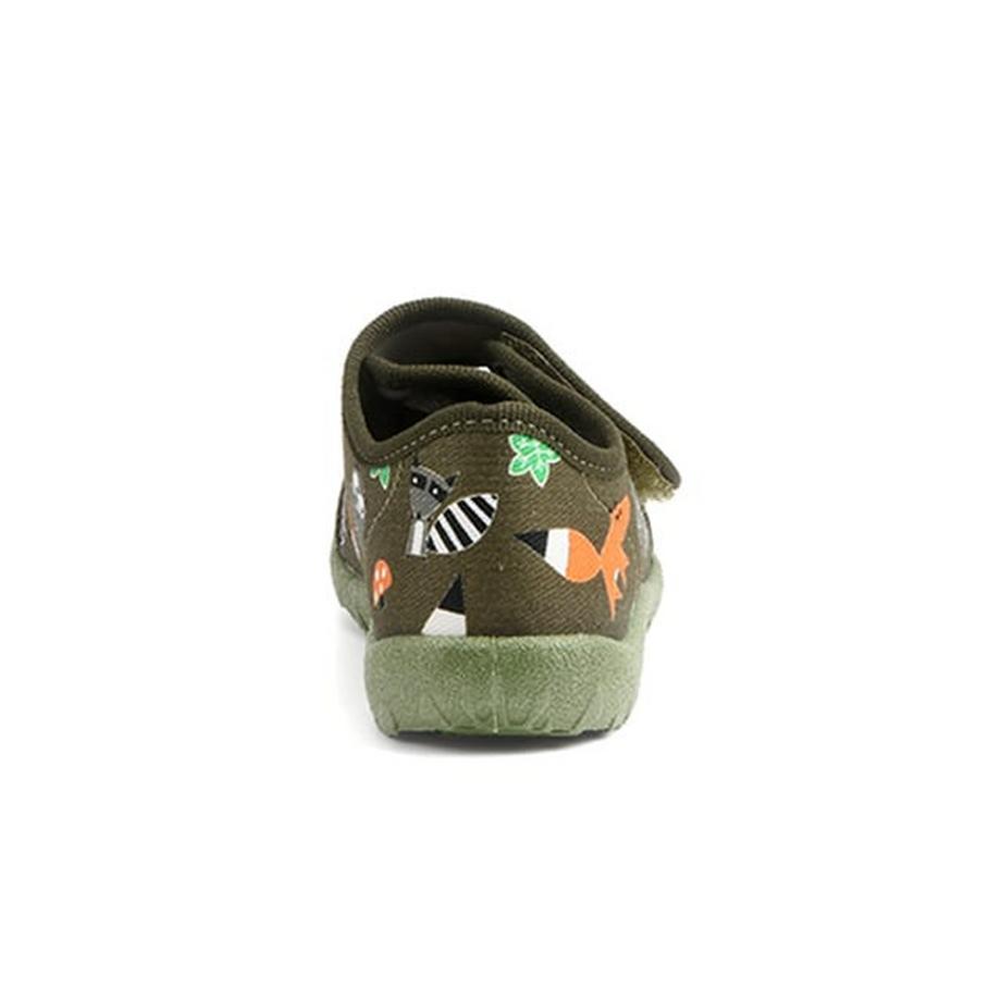 Superfit Spotty Tierdruck Klettverschluss Hausschuhe  