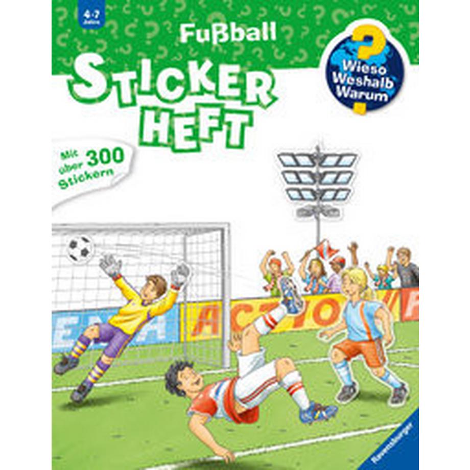 Ravensburger  Wieso? Weshalb? Warum? Stickerheft: Fußball 