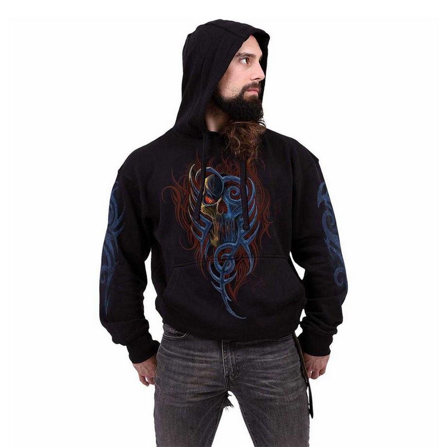 Spiral Sweat à Capuche Oblivion avec Imprimé au Dos et sur les Manches  