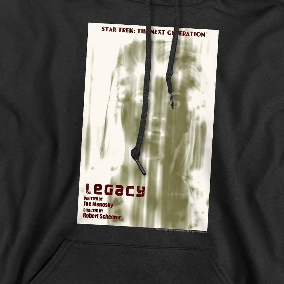 Star Trek The Next Generation Season 4 Episode 6 Felpa con cappuccio  