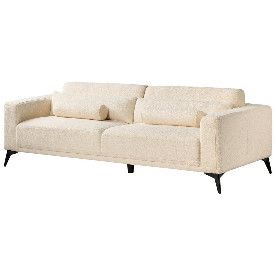 Beliani 3 Sitzer Sofa aus Bouclé  ANGE  