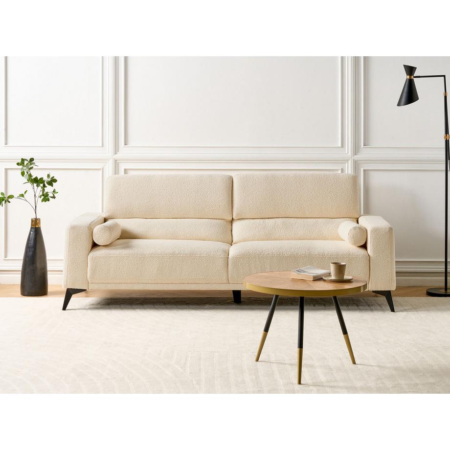 Beliani 3 Sitzer Sofa aus Bouclé  ANGE  