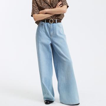 Extraweite High-Waist-Jeans
