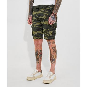 Cargo-Shorts mit Gürtel