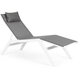 mutoni Chaise longue de jardin Krion blanc  