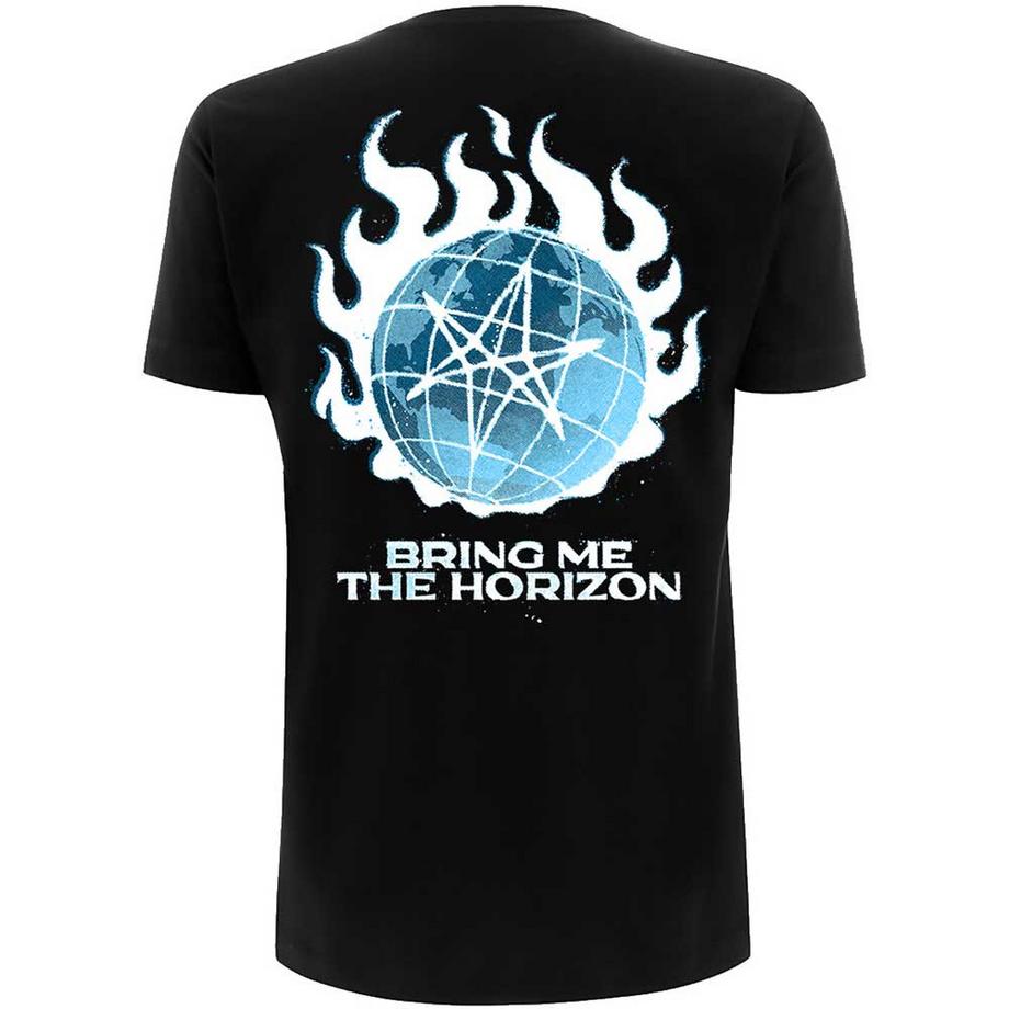 Bring Me The Horizon T-Shirt Stampa Grafica Maniche Corte  