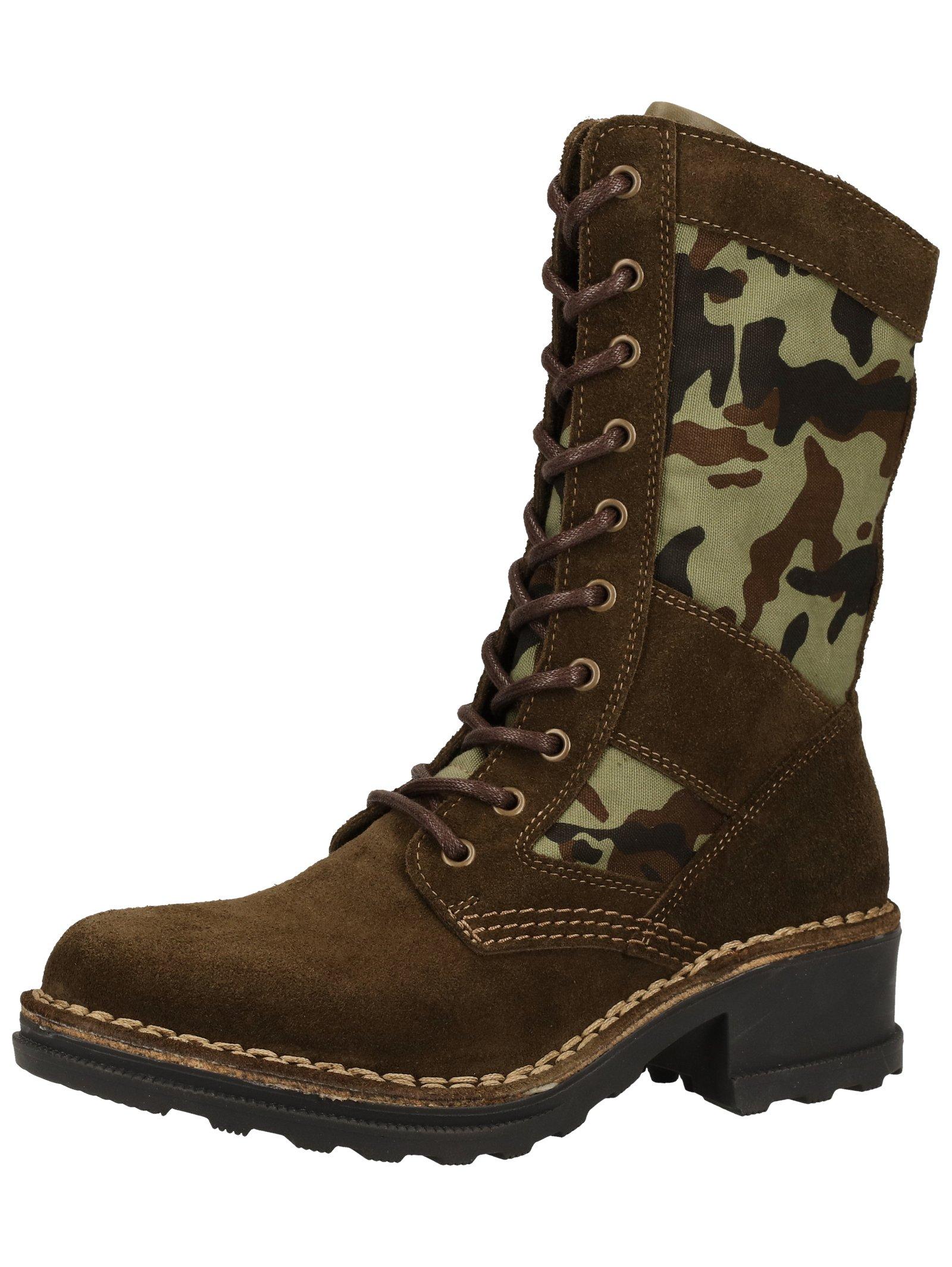 Image of Stiefel P211036 Damen Militärgrün 36