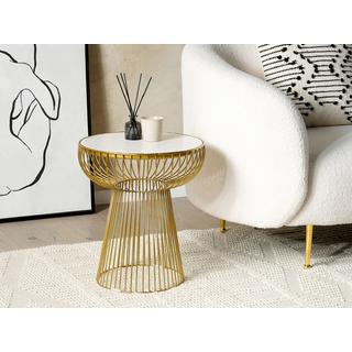 Beliani Tavolino en Marmo Glamour CHEYNES  