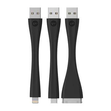 2130_USB-TK-1-BLK USB Kabel USB 2.0 USB A Micro-USB BLightningApple 30-pin Schwarz