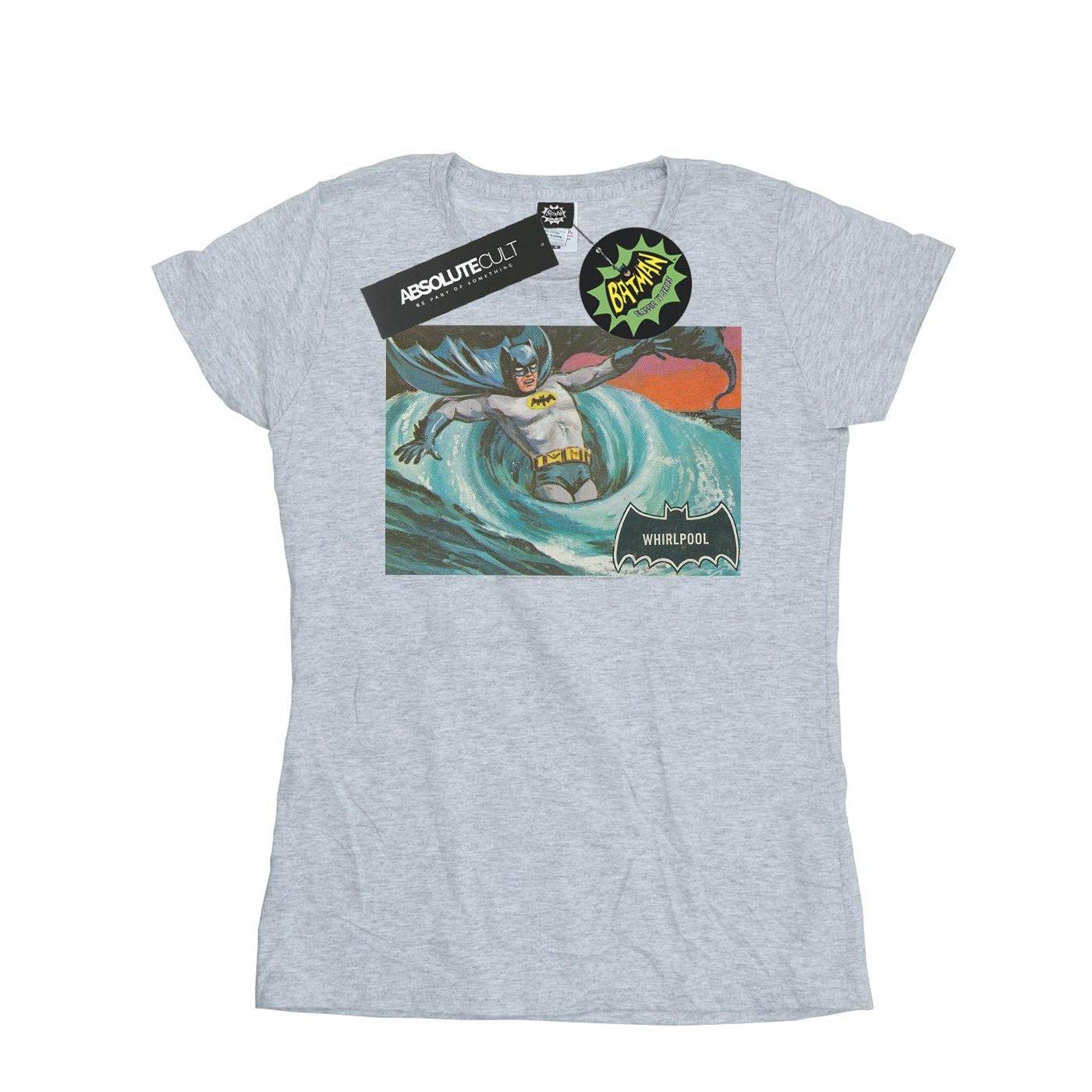 Image of Batman Tv Series Whirlpool Tshirt Damen Grau XL