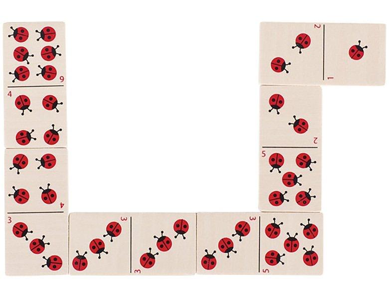 goki  Spiele Dominospiel Marienkäfer 