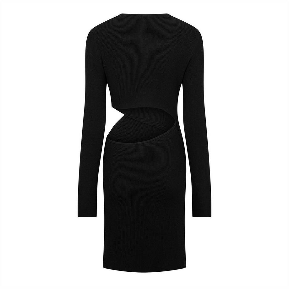 HUGO  Robe Courte Manches Longues Skelletty 