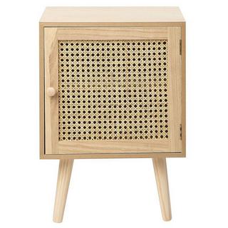 Beliani Table de chevet en MDF Rustique ALMO  