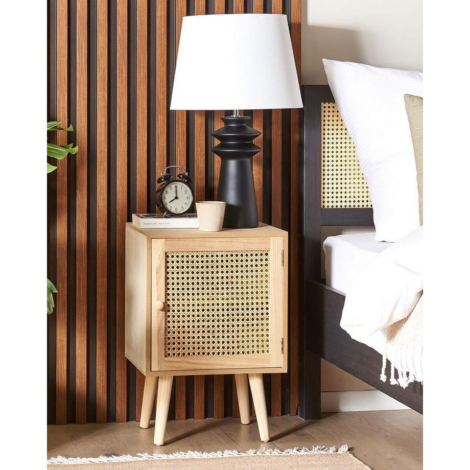 Beliani Comodino en Fibra a media densità (MDF) Boho ALMO  