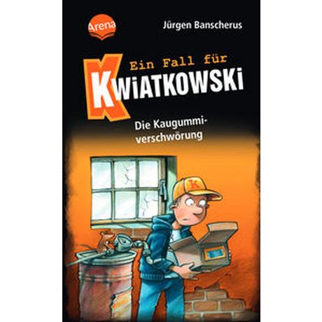 Ein Fall für Kwiatkowski (1). Die Kaugummiverschwörung Banscherus, Jürgen; Butschkow, Ralf (Illustrationen) Copertina rigida 