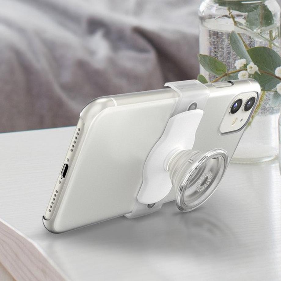 POPSOCKETS  PopGrip clip transparent pour Téléphone 