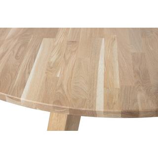 mutoni Tavolo da pranzo Rhonda rovere naturale 129x129  