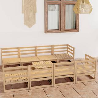 VidaXL Ensemble de meubles de jardin bois de pin  