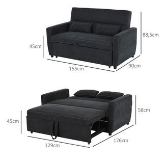 HOMCOM Schlafsofa  