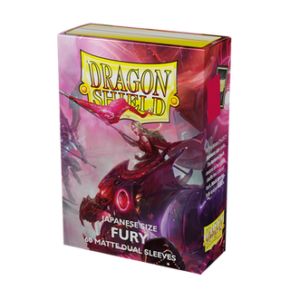 Dragon Shield  DRAGON SHIELD JAPANESE SIZE DUAL MATTE SLEEVES - FURY 'ALARIA, COMMONWEALTH CHAMPION' (60 SLEEVES) 