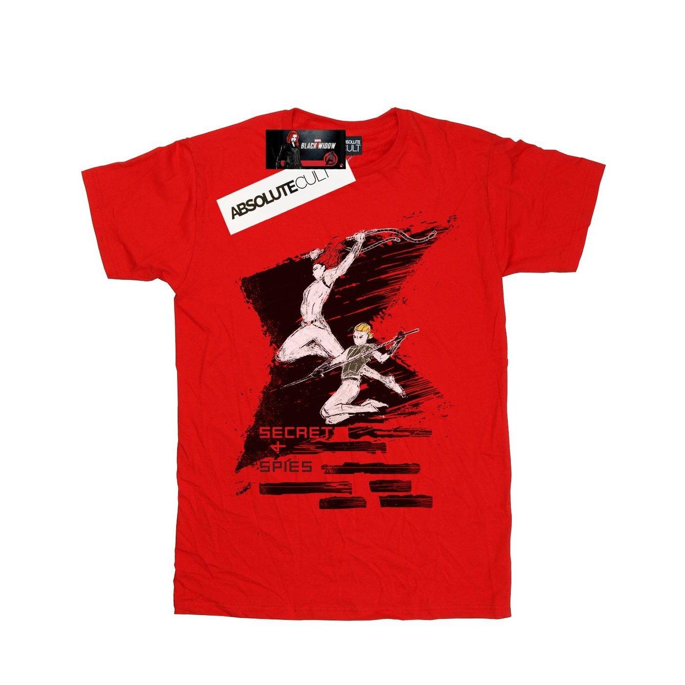 Image of Black Widow Movie Secrets 4 Spies Tshirt Damen Rot Bunt M